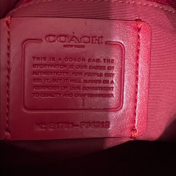 Coach Cherry Red Shoulder Bag - Picture 8 of 10